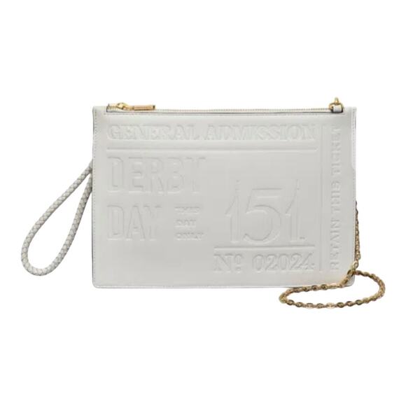 Radley London x Kentucky Derby Leather Crossbody Clutch Limited Edition Bag NWT - Picture 2 of 7